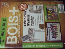 8µ? Revue BOIS + n°22 Plans encarté Table à jeux Arbre à chats Chevet à livre