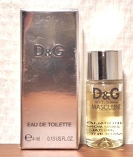 Eau de Toilette Masculine de Dolce & Gabanna 4 ml. Boîte. Plein. Parfait état 