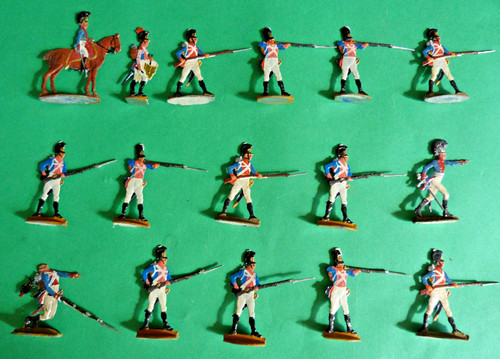Plats étain zinnfiguren - d'étain,