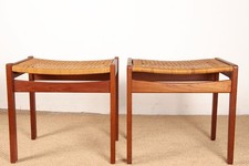 Paire de tabourets Danois en