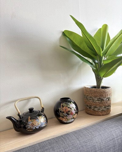 Ensemble théière vase - théière,