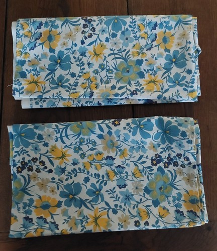 Coupons tissu fleuri lot de - lot,