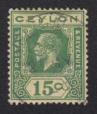 TIMBRE Ceylan 1921-1927 King