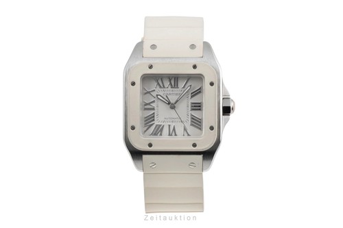 Cartier santos 100 - santos, white