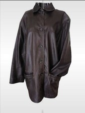 Veste Cuir Noir Vintage Vera Pelle Taille 42