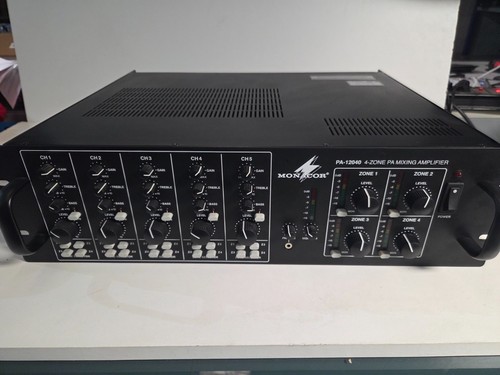 Ampli monacor 12040 zones - monacor, 4