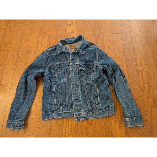 Veste jean trucker bleu - en,