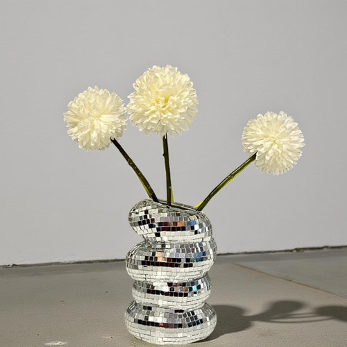 Vase boule facette - a, disco