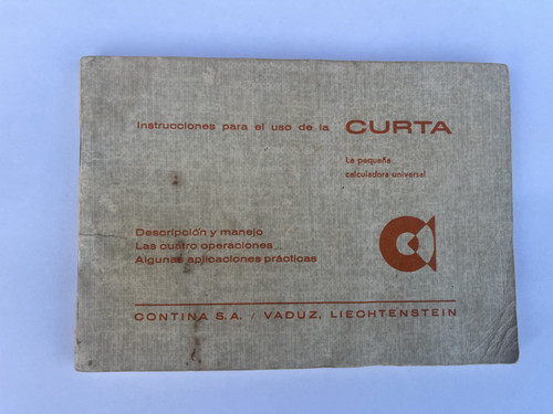 Genuine curta calculator - genuine,