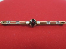 Broche ancienne or 18 carats