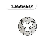 DISQUE DE FREIN AVANT NG 438