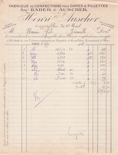 75 PARIS, fabricant, AUSCHER