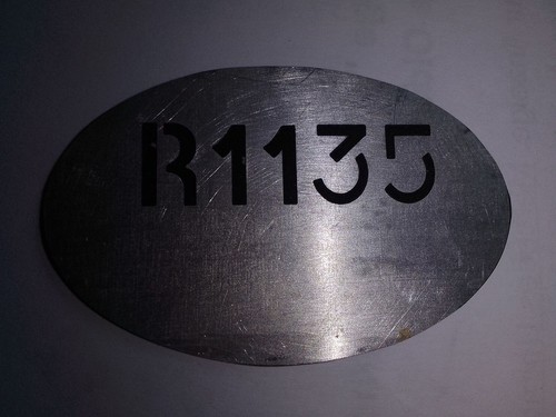 Plaque identification - plaque, d'identification