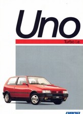 Catalogue Brochure Fiat Uno Turbo IE 09/1990 France