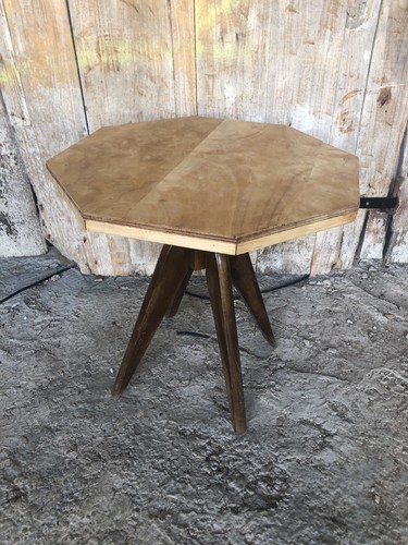 Table octogonale bois plateau - octogonale,