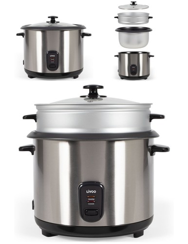 Cuiseur riz 1000w inox - cuiseur,