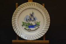ANCIEN ASSIETTE VINTAGE WALT DISNEY WORLD MICKEY PARC SOUVENIR