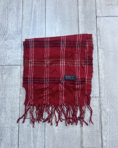 écharpe burberry rouge - burberry,