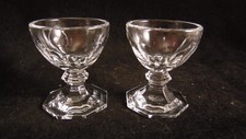 Service de 2 coquetiers en cristal de Baccarat modèle Harcourt