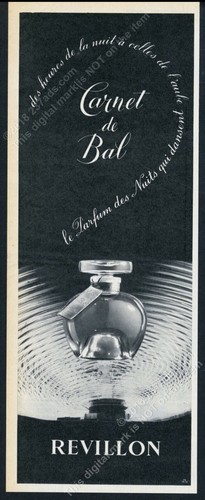 1953 revillon carnet bal - revillon, de