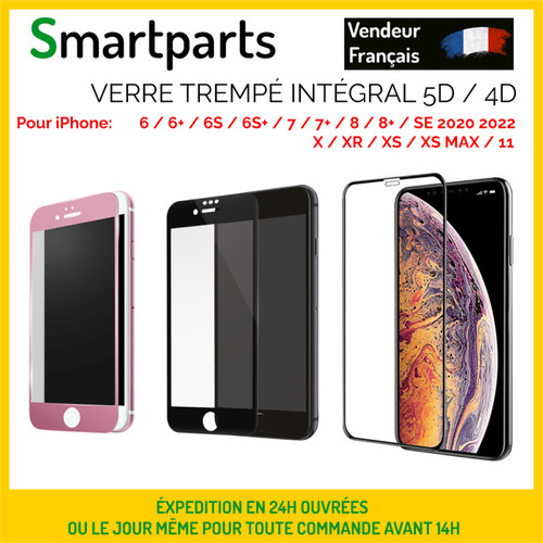 Verre trempé intégral 4d - trempé,