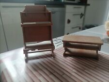 Playmobil , 2 meubles étagère, étals , marché boulangerie, épicerie, boucherie, 