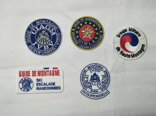 Ecusson patch guide montagne - ecusson,