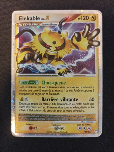 Carte pokémon elekable niv - carte, x