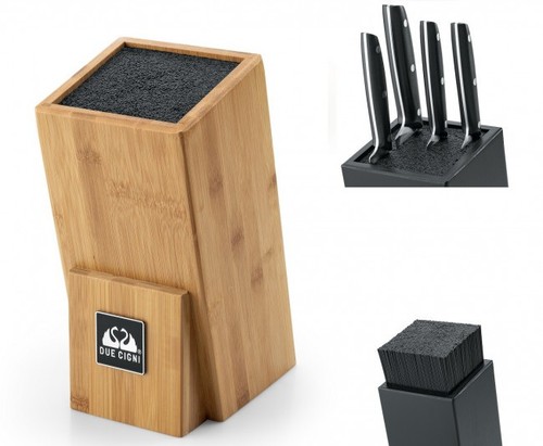Bloc couteau italien bambou - bloc, en