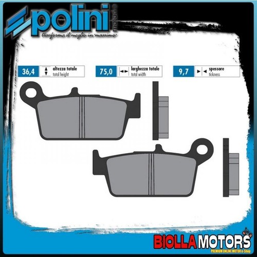 174 2087 rear polini brake - polini,