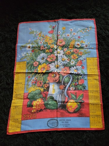 Ancien torchon 1978 tissu - ancien,