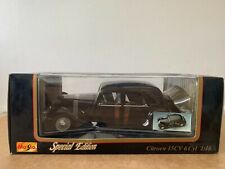 MAISTO CITROEN 15CV TRACTION 6CYL 1952 1/18 EN BOITE G4