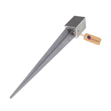 GeZu Impex Support de Poteau à Enfoncer Galvanisé | Ancre pour Clôture Bois