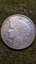 ANCIENNE MONNAIE 5 F ARGENT