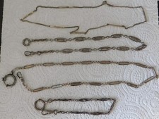 lot 4 chaines argent