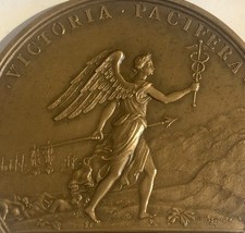 MÉDAILLE EN BRONZE LOUIS XIV