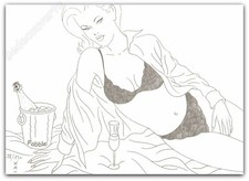 Ex-libris Walter Minus Pin-up