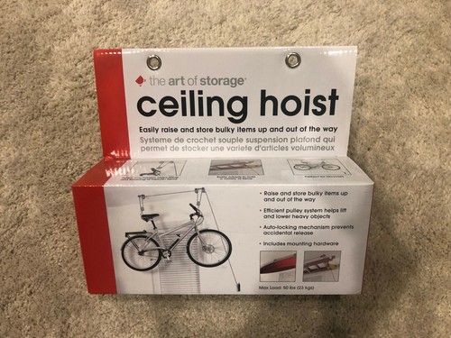 Bicycle ceiling hoist - bicycle, in