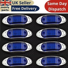 6 Leds 12V Bleu Clignotant