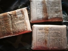 Pansement anglais FIRST AID DRESSING GB ARMY SMITH & MEPHEW militaria WW2