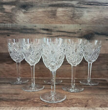 3398* 6 verres cristal à BOURGOGNE lagny baccarat prestige hauteur 14,5 cm