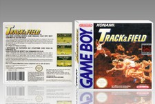 Boitier du jeu TRACK AND FIELD. GAME BOY. PAL FR. SANS LE JEU.