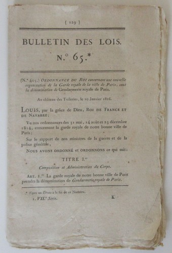 Louis xviii ordonnances - louis,