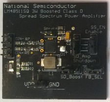 LM48511SQ, carte démo ampli