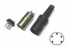 FICHE DIN MALE 5 BROCHES 240°