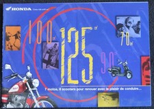 DOCUMENTATION MOTO / HONDA  " CATALOGUE 70cm3 - 90cm3 - 100cm3 - 125 cm3"