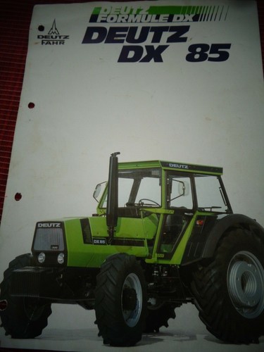 Pub tracteur deutz 85 - tracteur, dx