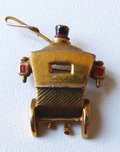 Fiacre calèche broche - fiacre,