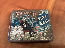 VINTAGE, 30/40, BOITE DE 20 CIGARETTES EN METAL, VIDE,MURATTI’S AFTER LUNCH