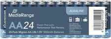 Pile AA - Lot de 24 Piles AA LR6 Mediarange - 1 Blister de 24 Piles AA LR06